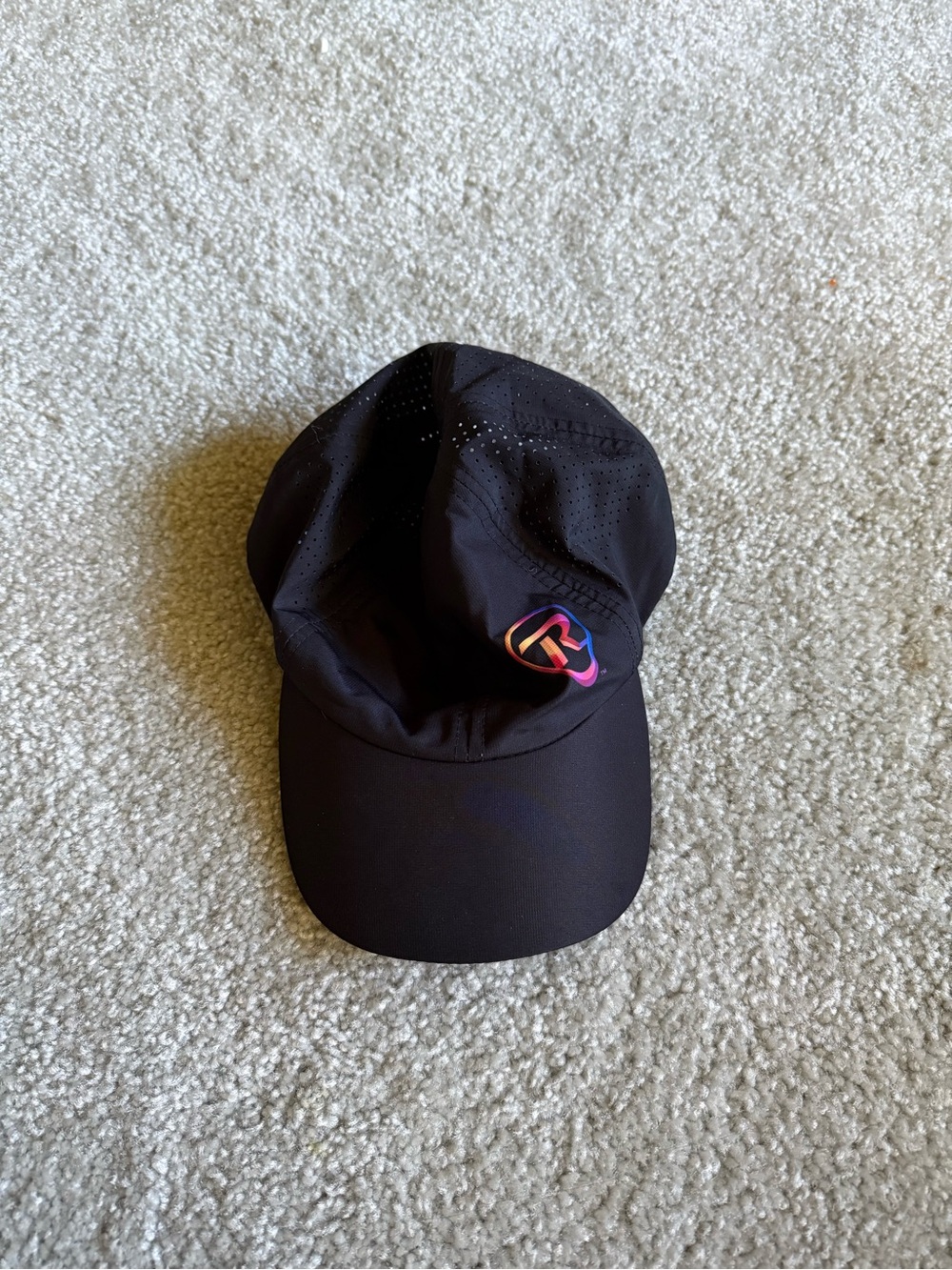 Rock n Roll Black Running Cap